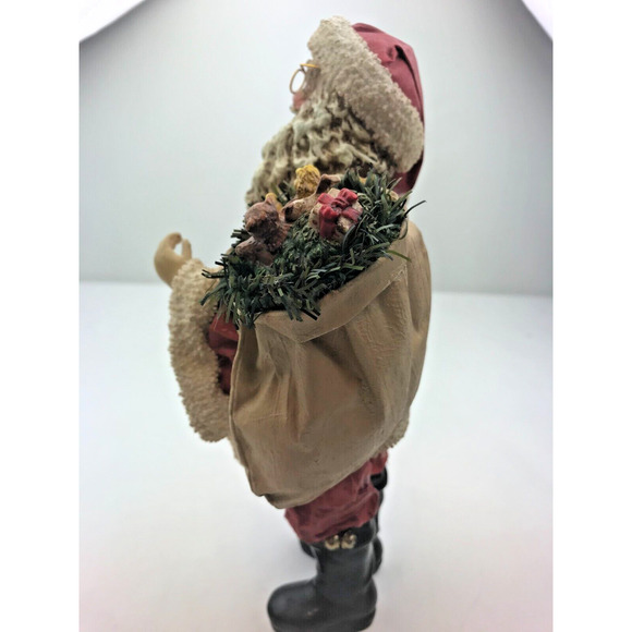 Vintage Possible Dreams Clothique SANTA Claus Figurine, 1988, 10" Tall With Bell - Picture 4 of 5